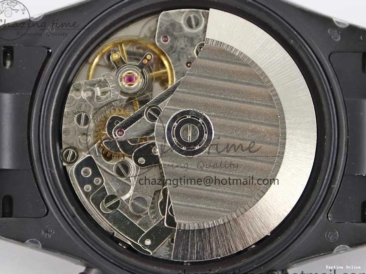 0515 Functional Daytona All Black PVD TWF Best Edition Rainbow Diamonds Bezel Black Dial on PVD Bracelet A 2449